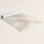 calming essentials Curved Lines  sand Yoga Mat Gallery Image 2