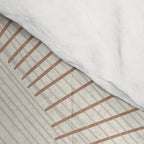 calming essentials Curved Lines  sand Comforter Gallery Image 4