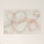calming essentials Curved Lines  sand Welcome Mat Gallery Image 1