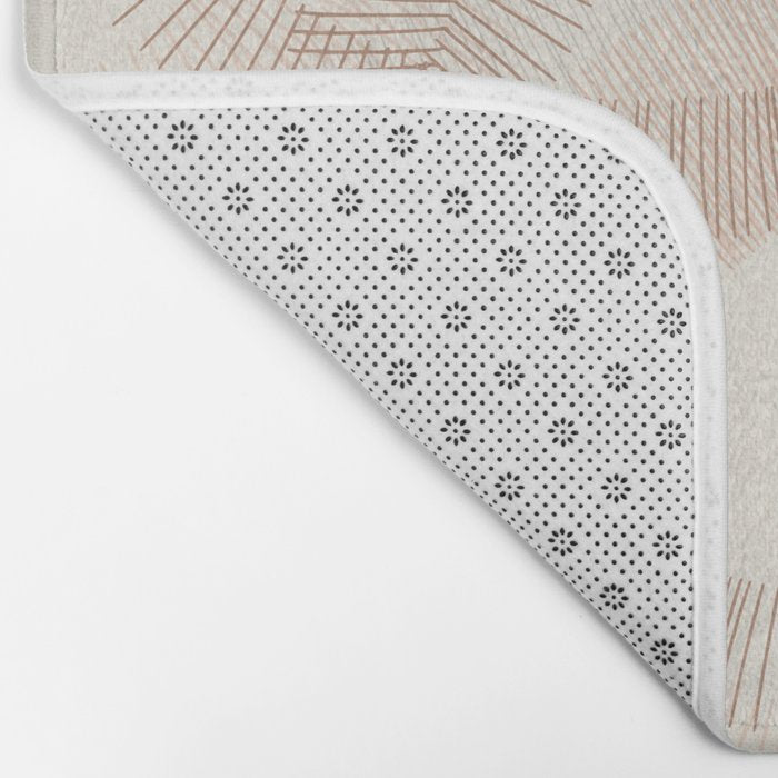 calming essentials Curved Lines  sand Bath Mat Gallery Image 2