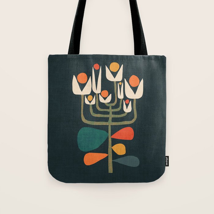 Retro botany Tote Bag Gallery Image 1