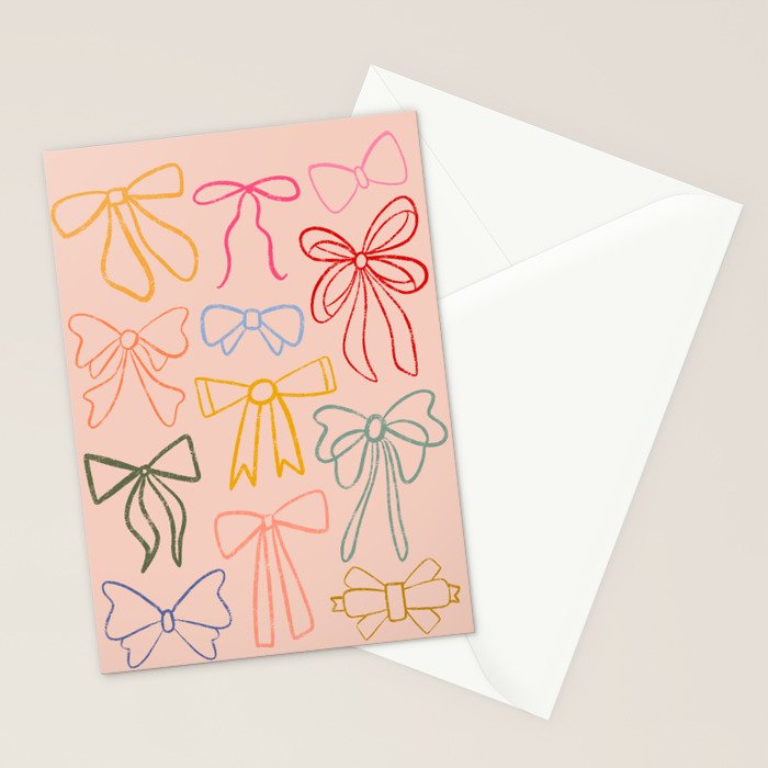 Lines Bows - Joy of Together  Stationery Card Gallery Image 2