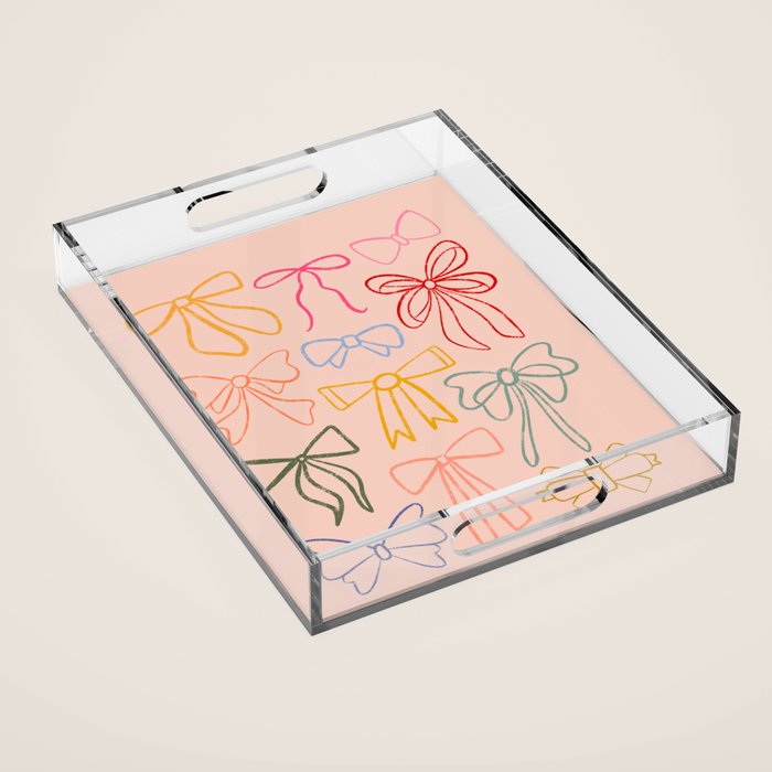 Lines Bows - Joy of Together  Acrylic Tray Gallery Image 1