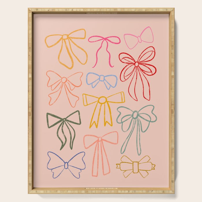 Lines Bows - Joy of Together  Serving Tray Gallery Image 1