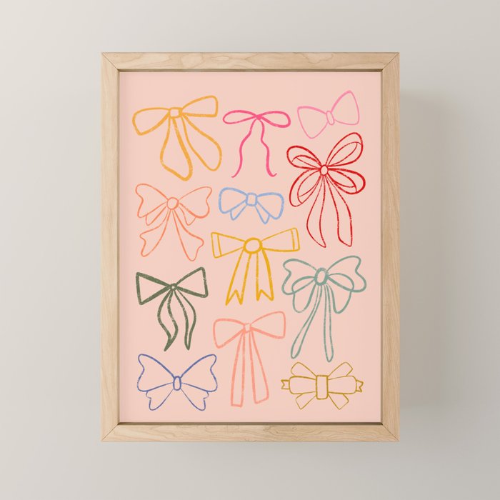 Lines Bows - Joy of Together  Mini Art Print Gallery Image 1