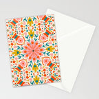 Butterfly Floral Mandala Stationery Card Gallery Image 2