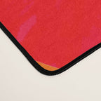 Large Red Poppy Orange Background #decor #society6 #buyart Desk Mat Gallery Image 4