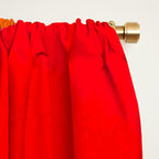Large Red Poppy Orange Background #decor #society6 #buyart Window Curtain Gallery Image 2
