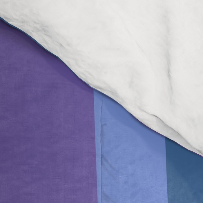 Modern Bright Rainbow Abstract Stripes Comforter Gallery Image 4