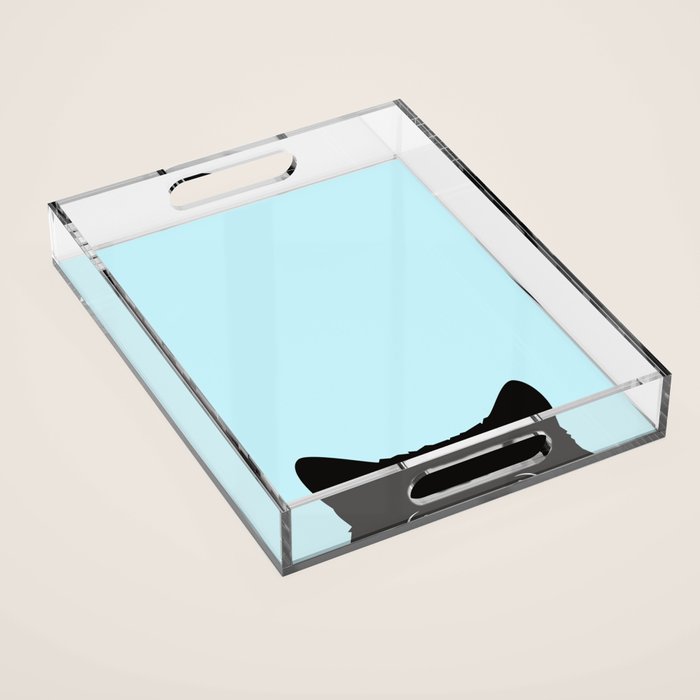 Black cat I Acrylic Tray Gallery Image 1