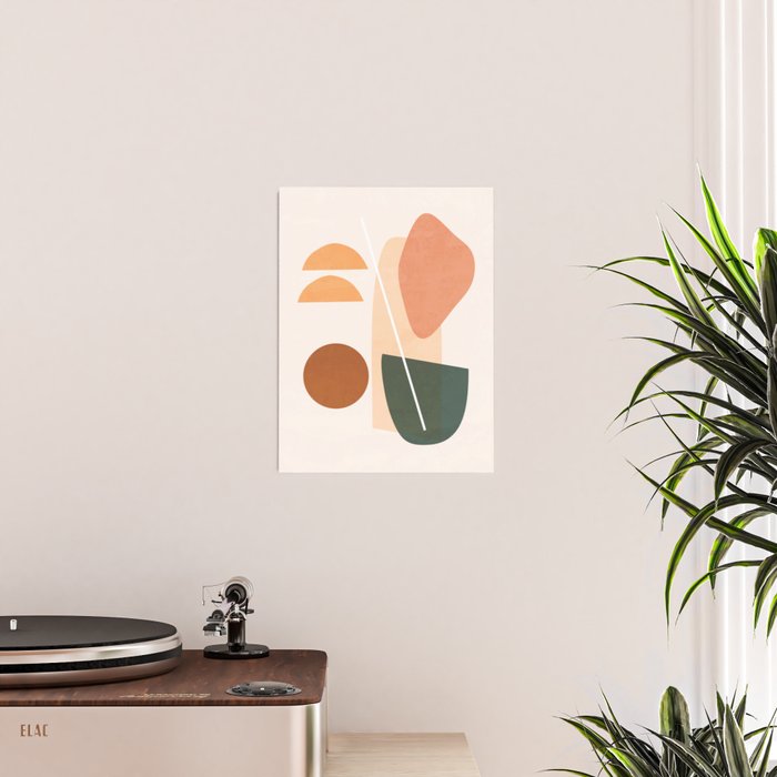 Minimal Abstract Shapes 14 Poster Gallery Image 2