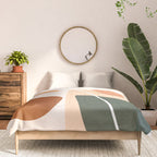 Minimal Abstract Shapes 14 Comforter Gallery Image 3