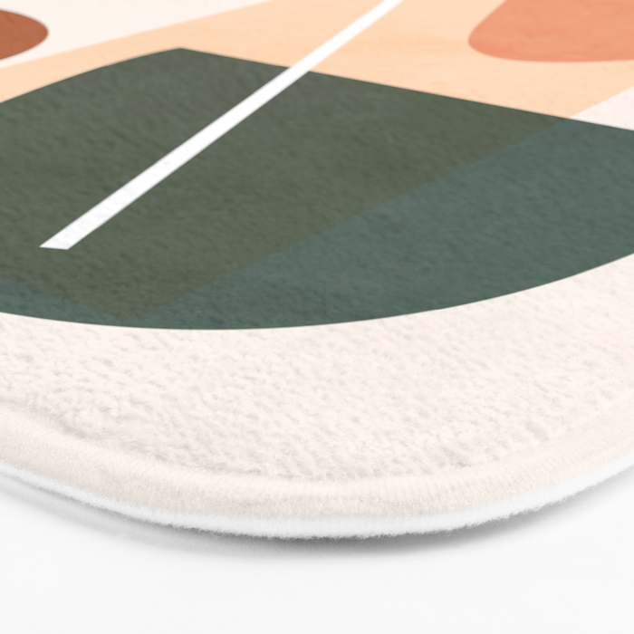Minimal Abstract Shapes 14 Bath Mat Gallery Image 3