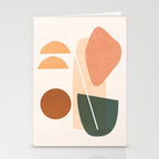 Minimal Abstract Shapes 14 Stationery Card Gallery Image 2