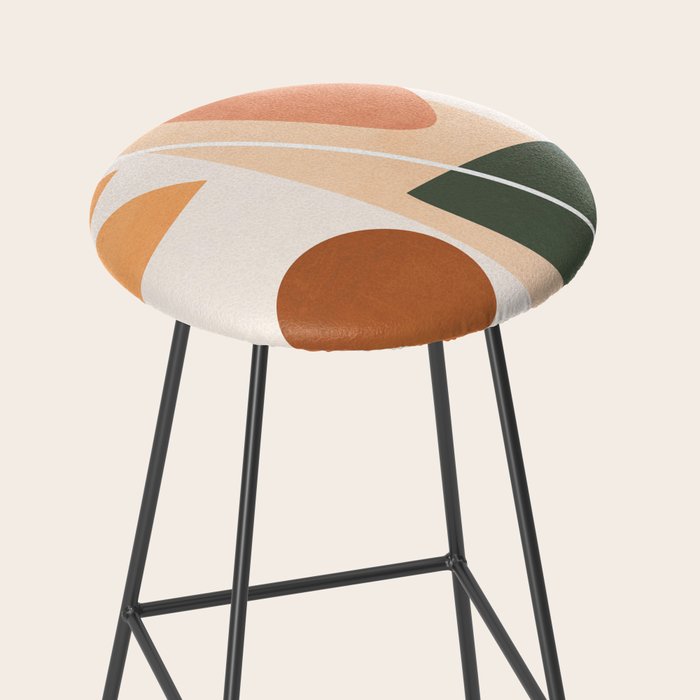 Minimal Abstract Shapes 14 Stool Gallery Image 2
