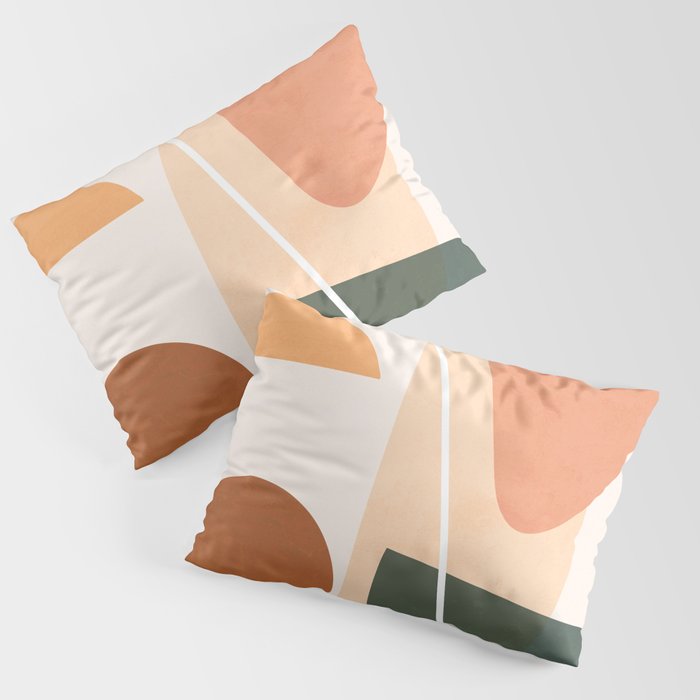 Minimal Abstract Shapes 14 Pillow Sham Gallery Image 3