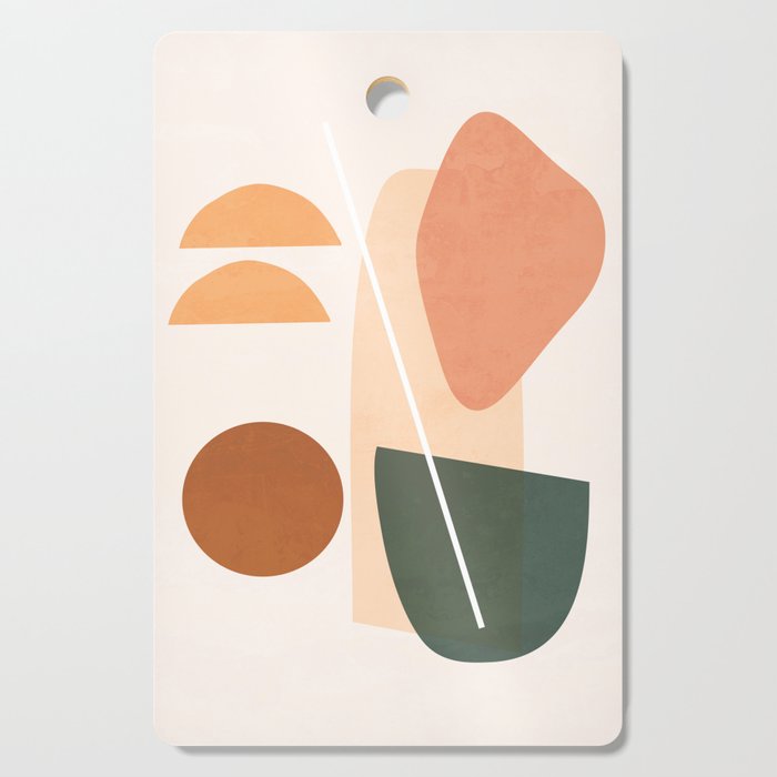 Minimal Abstract Shapes 14 Cutting Board Gallery Image 1