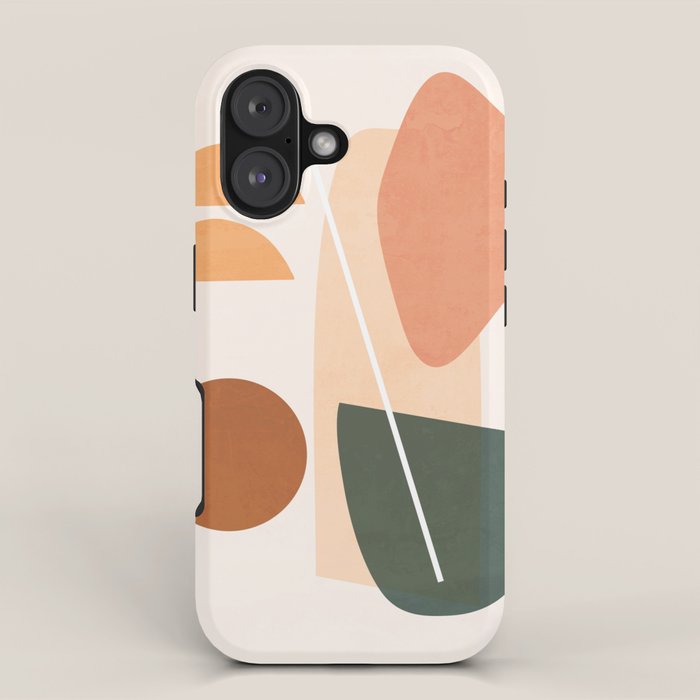 Minimal Abstract Shapes 14 iPhone Case Gallery Image 1