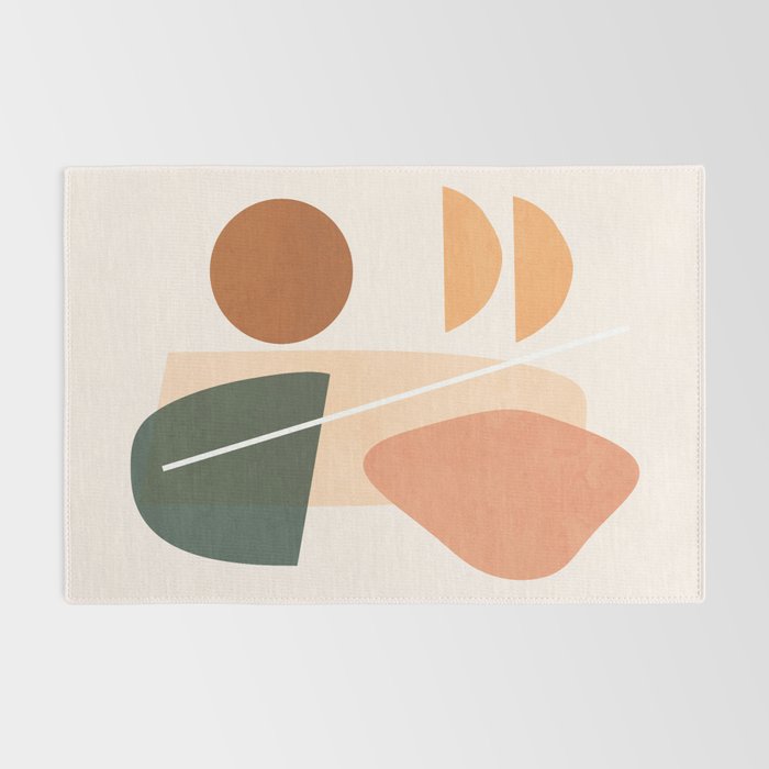 Minimal Abstract Shapes 14 Rug Gallery Image 2