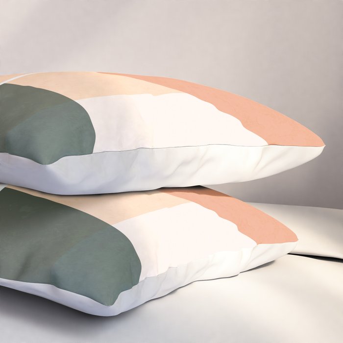 Minimal Abstract Shapes 14 Pillow Sham Gallery Image 3