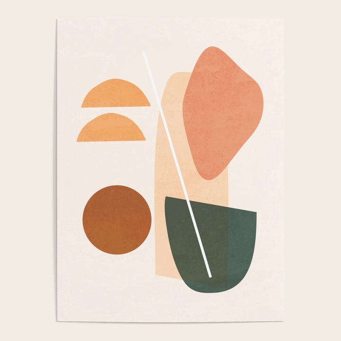 Minimal Abstract Shapes 14 Poster Gallery Image 4