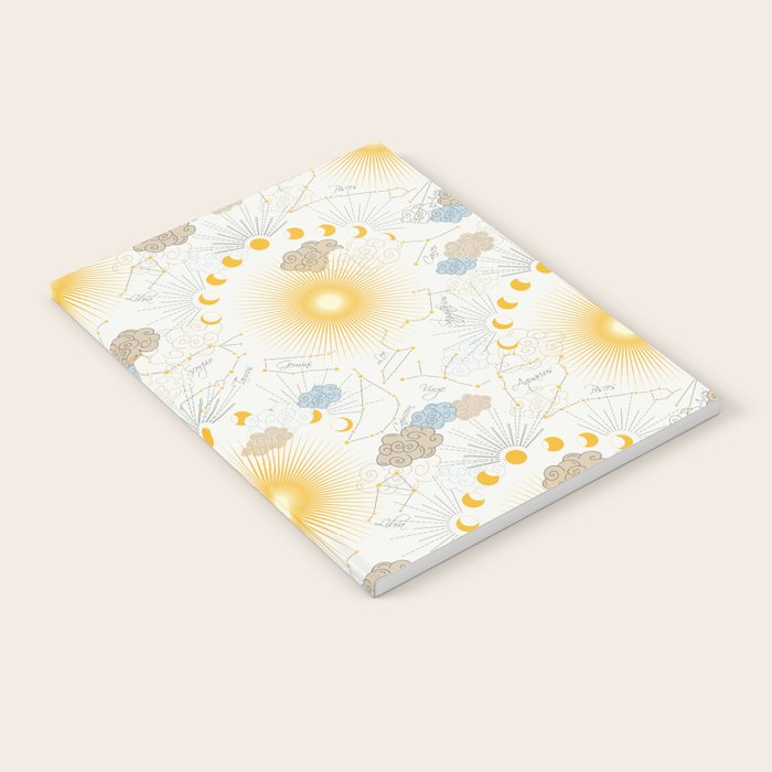 Feel the Cosmic Zodiac signs Notebook Gallery Image 2