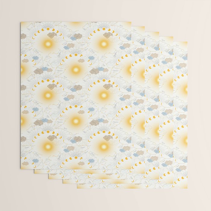 Feel the Cosmic Zodiac signs Wrapping Paper Gallery Image 3