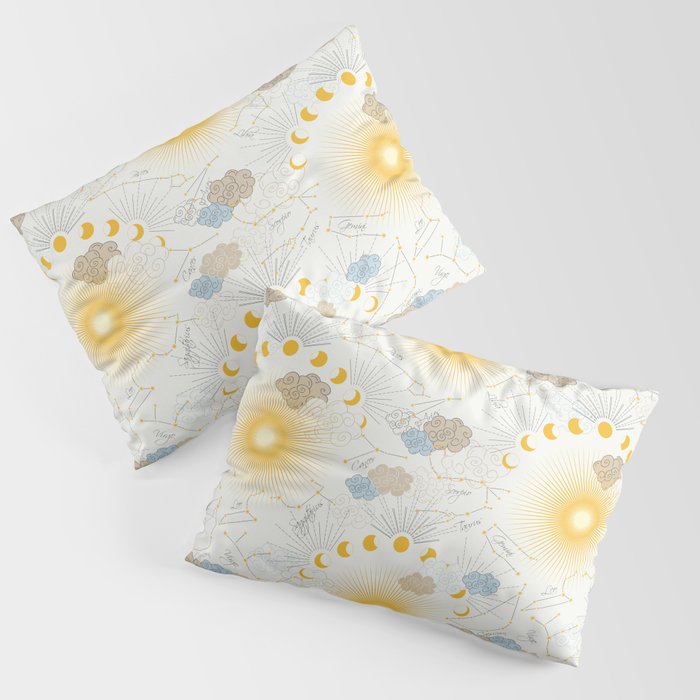 Feel the Cosmic Zodiac signs Pillow Sham Gallery Image 3