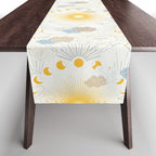 Feel the Cosmic Zodiac signs Table Runner Gallery Image 1