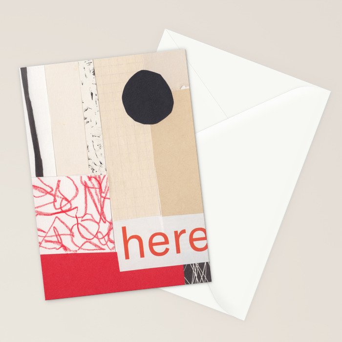 One Color Collection / Alizarin Crimson Stationery Card Gallery Image 2