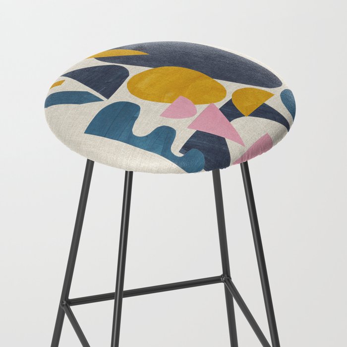Sunny Blues Stool Gallery Image 2