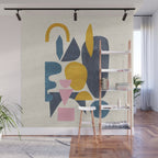Sunny Blues Wall Mural Gallery Image 1