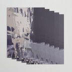 Moody Lilac Abstract  Purple and Beige Modern Painting Wrapping Paper Gallery Image 3