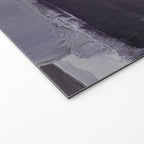 Moody Lilac Abstract  Purple and Beige Modern Painting Welcome Mat Gallery Image 2