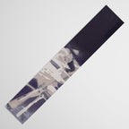 Moody Lilac Abstract  Purple and Beige Modern Painting Table Runner Gallery Image 3