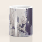 Moody Lilac Abstract  Purple and Beige Modern Painting Coffee Mug Gallery Image 4