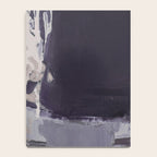 Moody Lilac Abstract  Purple and Beige Modern Painting Notebook Gallery Image 4
