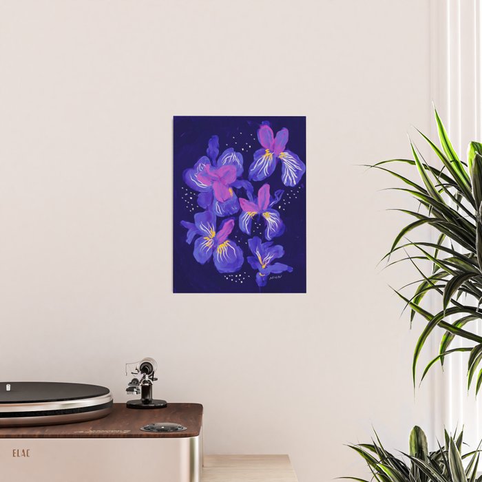 Under The Neon Floral Poster Gallery Image 2