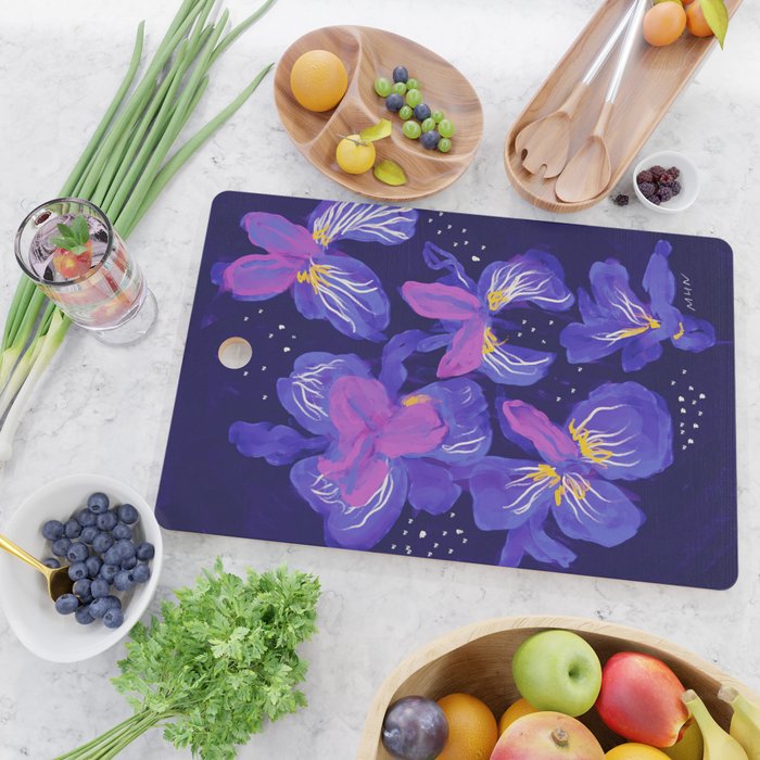 Under The Neon Floral Cutting Board Gallery Image 2