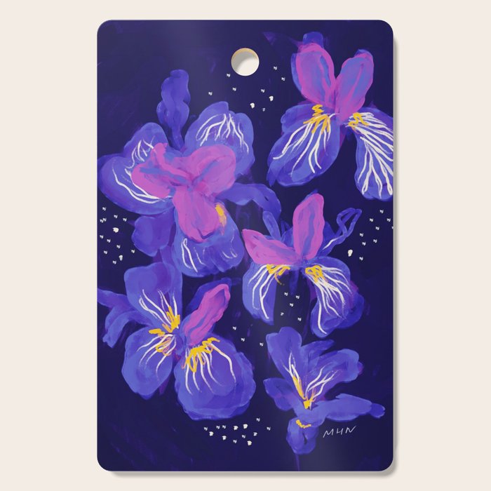 Under The Neon Floral Cutting Board Gallery Image 1