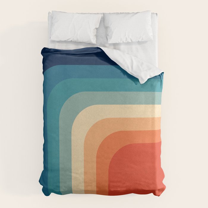 Retro 70s Color Palette III / 2 Duvet Cover Gallery Image 1