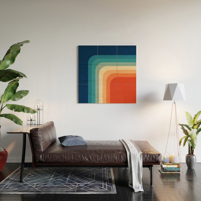 Retro 70s Color Palette III / 2 Wood Wall Art Gallery Image 2
