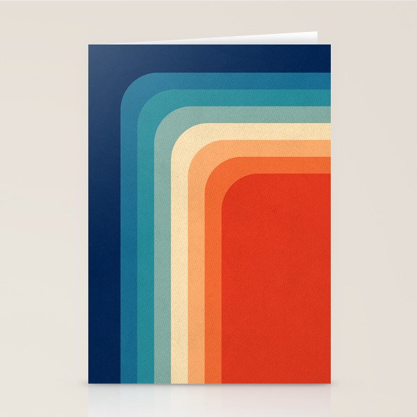Retro 70s Color Palette III / 2 Stationery Card Gallery Image 2