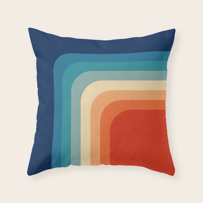Retro 70s Color Palette III / 2 Throw Pillow Gallery Image 6