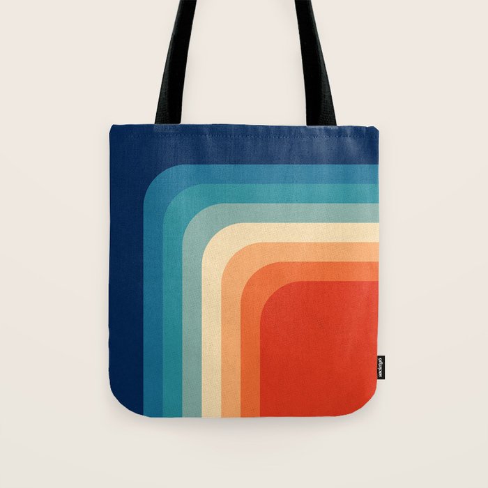 Retro 70s Color Palette III / 2 Tote Bag Gallery Image 1