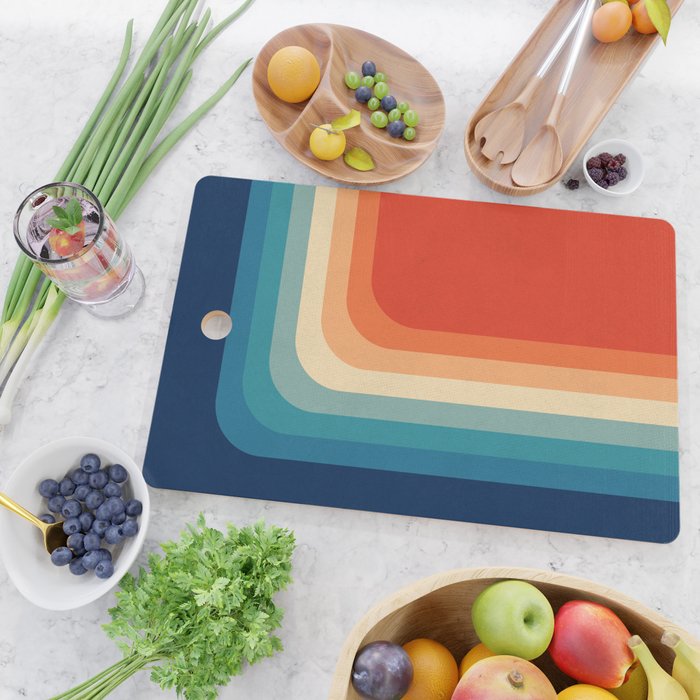 Retro 70s Color Palette III / 2 Cutting Board Gallery Image 2