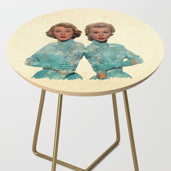 Two Different Faces... (Sisters) Side Table Gallery Image 2