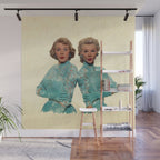 Two Different Faces... (Sisters) Wall Mural Gallery Image 1