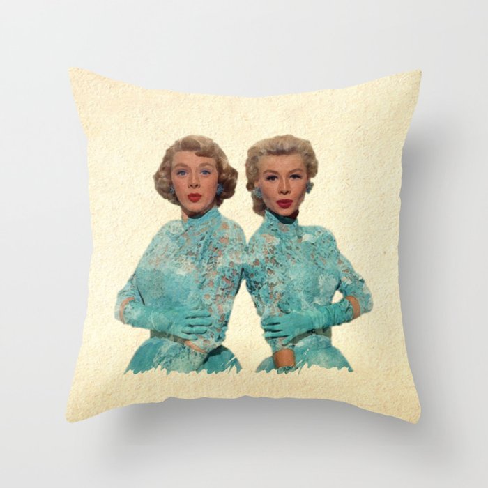 Two Different Faces... (Sisters) Throw Pillow Gallery Image 6