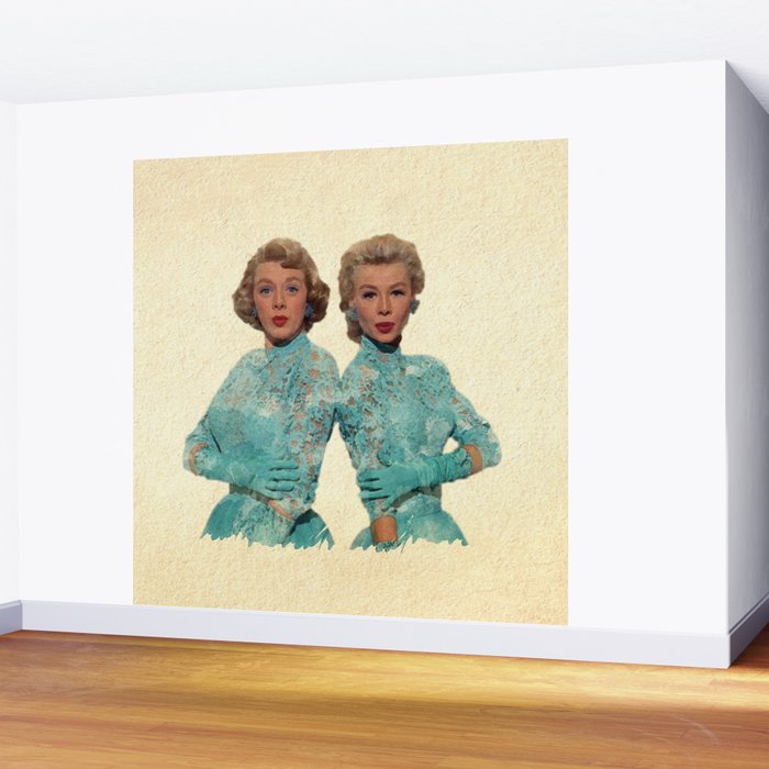 Two Different Faces... (Sisters) Wall Mural Gallery Image 2